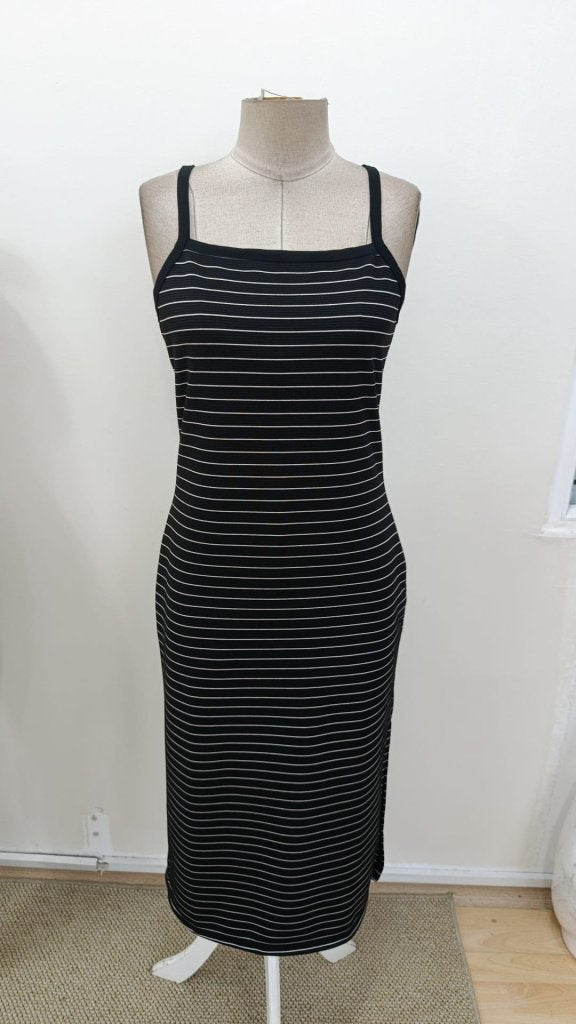 Rochie lungă otomană cu bretele și crăpătură laterală pentru femei, 31274