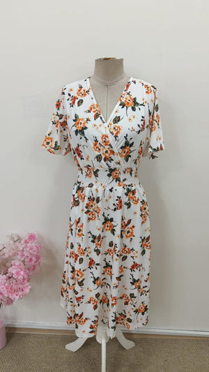 Rochie mini Supreme cu imprimeu și mânecă scurtă pentru femei, 32717