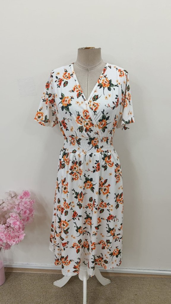 Rochie mini Supreme cu imprimeu și mânecă scurtă pentru femei, 32717