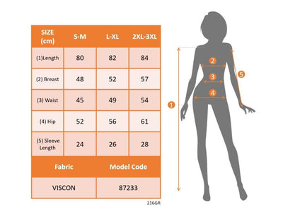 Kadın Kısa Kollu V Yakalı Kısa Viskon Gecelik, 31602