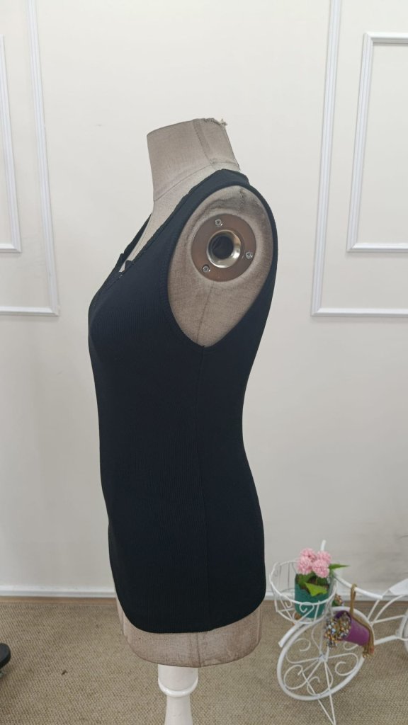 Bluză tip corset cu decolteu în V și bretele pentru femei, 31924