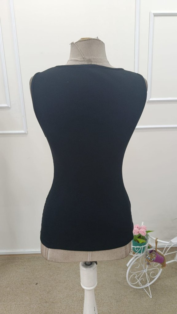 Bluză tip corset cu decolteu în V și bretele pentru femei, 31924