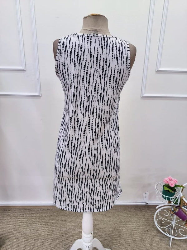 Rochie scurtă Supreme pentru femei, cu bretele, decolteu în V și model, 32216