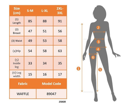 Salopet Scurt de Damă cu Bretele, cu Nasturi în Față, Waffle, 32251