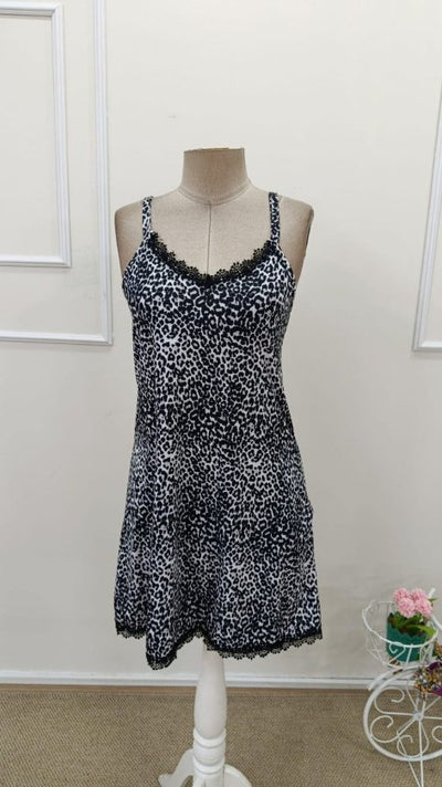 Rochie scurtă pentru femei, cu bretele, decolteu în V și model de dantelă, 32421