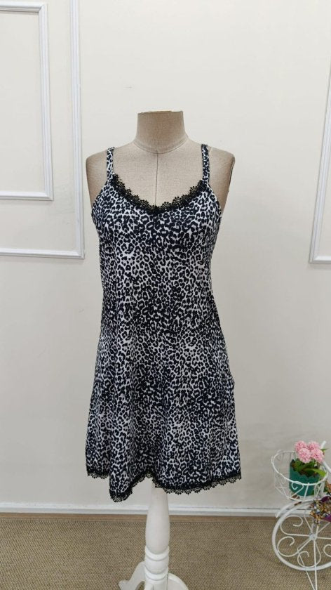 Rochie scurtă pentru femei, cu bretele, decolteu în V și model de dantelă, 32421