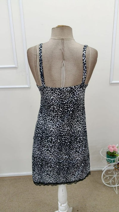Rochie scurtă pentru femei, cu bretele, decolteu în V și model de dantelă, 32421
