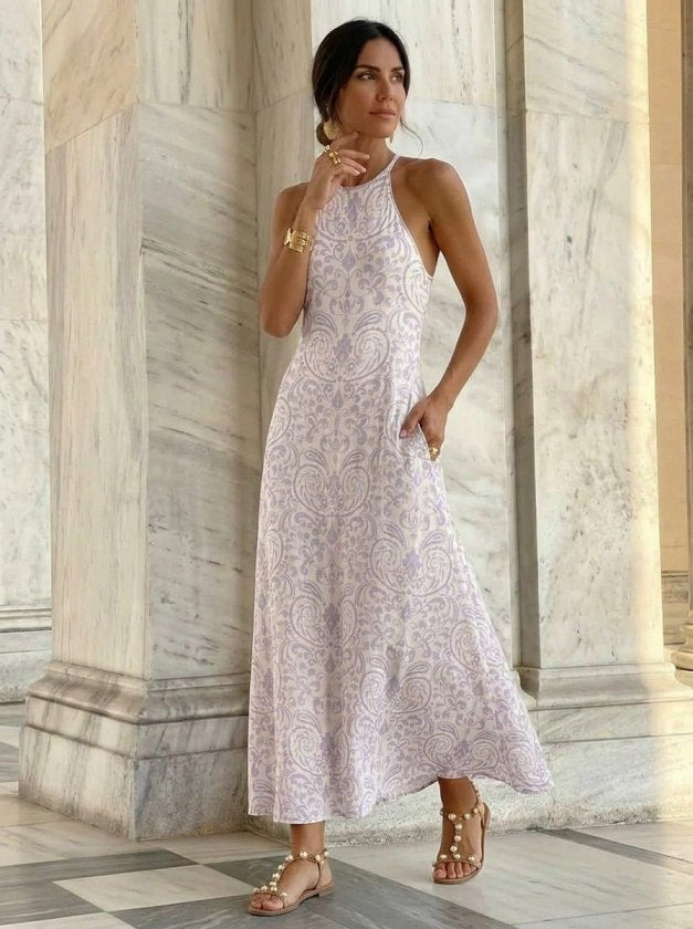 Rochie lungă Supreme pentru femei, cu umeri goi, 34076