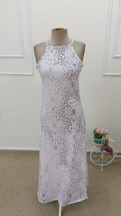 Rochie lungă Supreme pentru femei, cu umeri goi, 34076