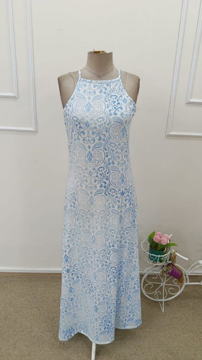 Rochie lungă Supreme pentru femei, cu umeri goi, 34075