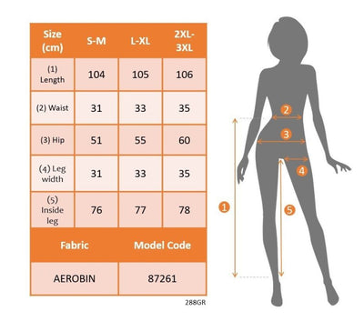 Pantaloni Aerobin pentru femei, talie înaltă, elastic, cu curea, croială dreaptă, 32625