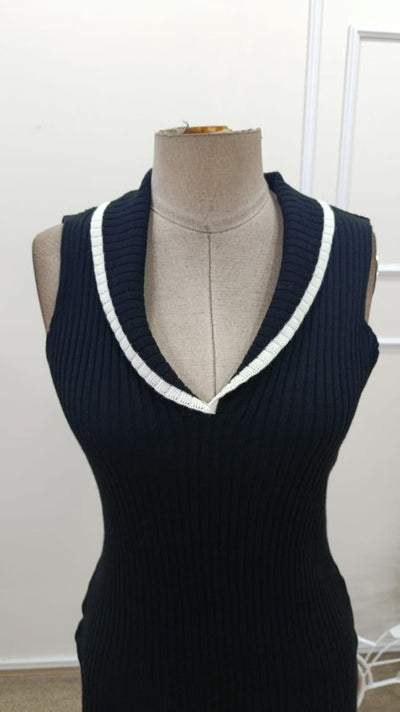 Women's Off-the-Shoulder Ribbed V-Neck Knit Mini Dress, 32727