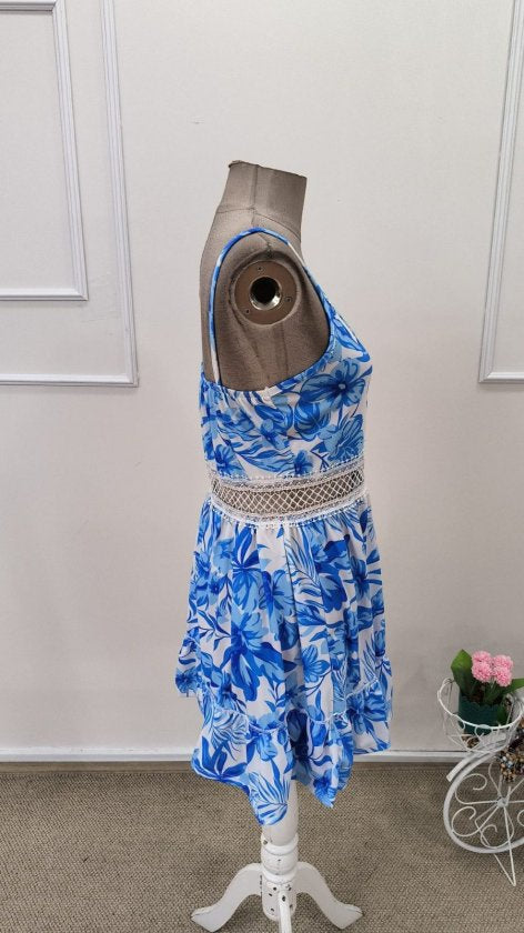 Rochie scurtă Supreme pentru femei, cu bretele, decolteu în V, model scurt, 32671