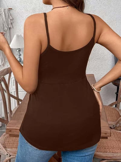 Bluza din viscon lungă cu bretele diagonale pe față, 36640