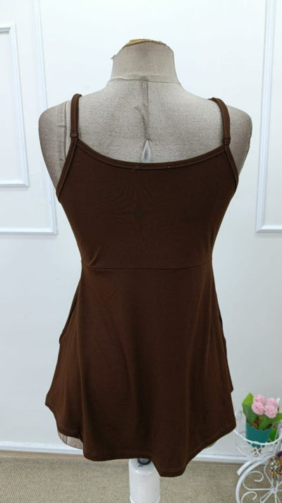 Bluza din viscon lungă cu bretele diagonale pe față, 36640