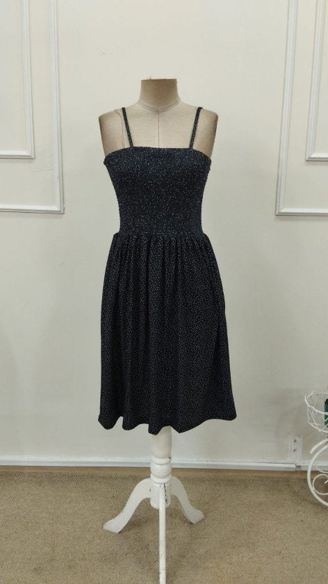 Rochie scurtă Supreme cu bretele și imprimeu pentru femei, 32899