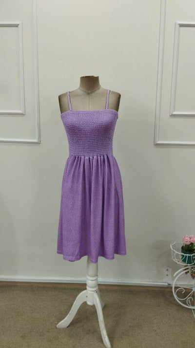 Rochie scurtă Supreme cu bretele și imprimeu pentru femei, 32902