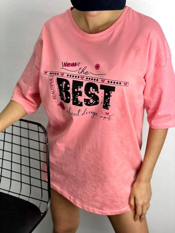 Best T-Shirt - Pembe
