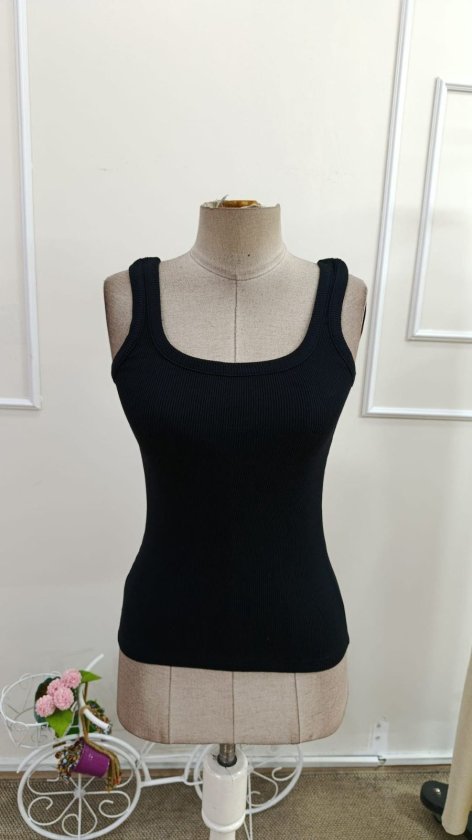 Bluză tip corset cu bretele și decolteu rotund pentru femei, 34367