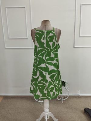 Rochie scurtă cu imprimeu, cu guler halter și umeri goi pentru femei, Supreme, 34300