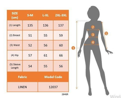 Rochie lungă pentru femei, cu mânecă lungă, guler, nasturi în față, croială largă, detalii cu detaliu, 34353