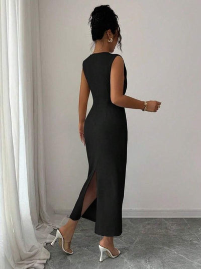 Rochie scurtă din crep importat, cu mânecă scurtă, guler mandarin și detalii florale, pentru femei, 34579