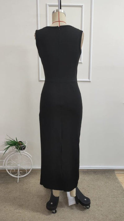 Rochie scurtă din crep importat, cu mânecă scurtă, guler mandarin și detalii florale, pentru femei, 34579