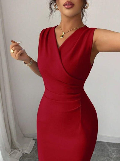 Rochie scurtă din crep importat, cu mânecă scurtă, guler mandarin, detalii florale, pentru femei, 34580