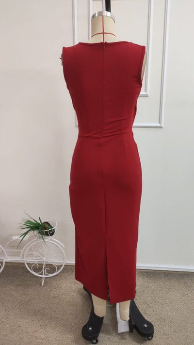 Rochie scurtă din crep importat, cu mânecă scurtă, guler mandarin, detalii florale, pentru femei, 34580