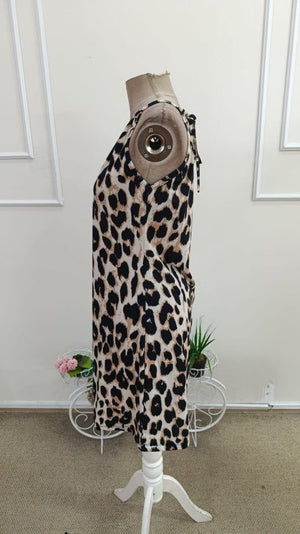 Rochie scurtă Supreme pentru femei, cu umeri deschiși, detaliu inelar și închidere cu legături la spate, 34615