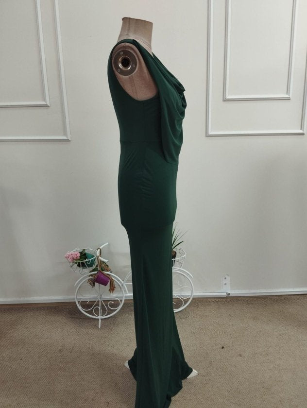 Rochie din Sandy, Femeie, Cureluțe, Gât Degaje, Lungime Lungă, 36712