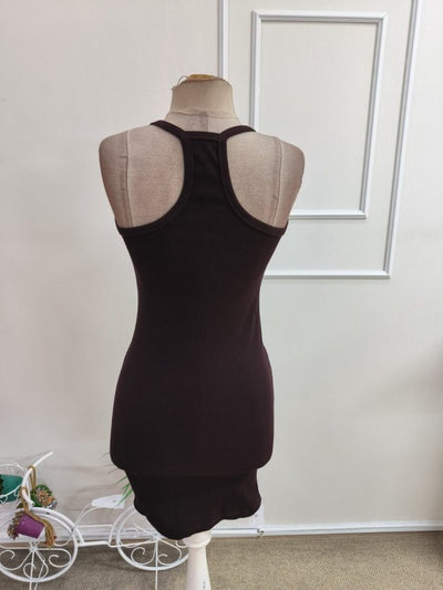 Rochie scurtă de damă cu bretele, decolteu adânc în V, tip cașcorse, 35227