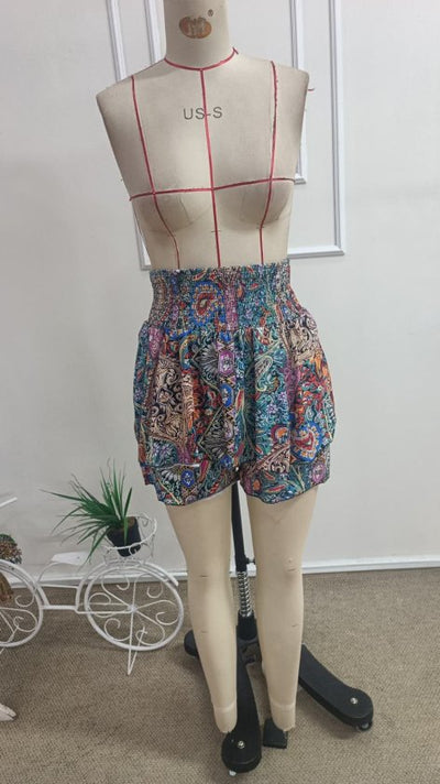 Kadın Beli Lastikli Fırfırlı Kısa Etek, 35448
