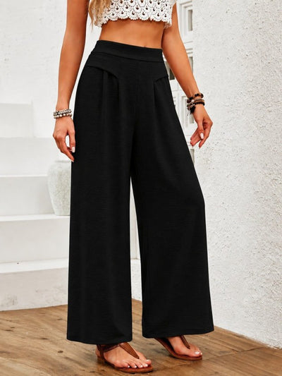 Pantaloni largi lungi cu talie înaltă Pacaya, 37734