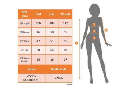Kadın Kısa Kollu V Yakalı Midi Viskon Iki Iplik Elbise, 35576
