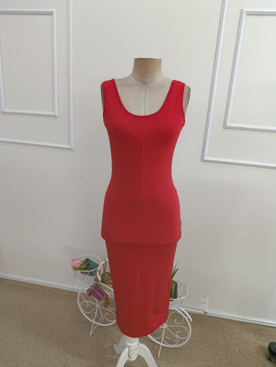 Rochie midi din ondulat pentru femei, bretele, guler rotund adânc, spate deschis, 35934