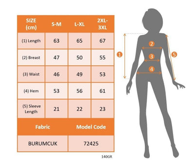 Bluza femininǎ din Bürümcük, cu mâneci scurte, guler V, 36150