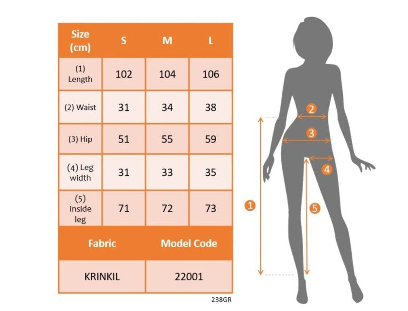 Pantalon din crinkăl cu talie înaltă, cu elastic și șnur, croial larg cu detalii, 36683