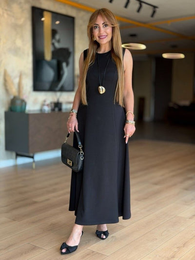 Rochie Viscozë Maxi fără Mâneci, 37102