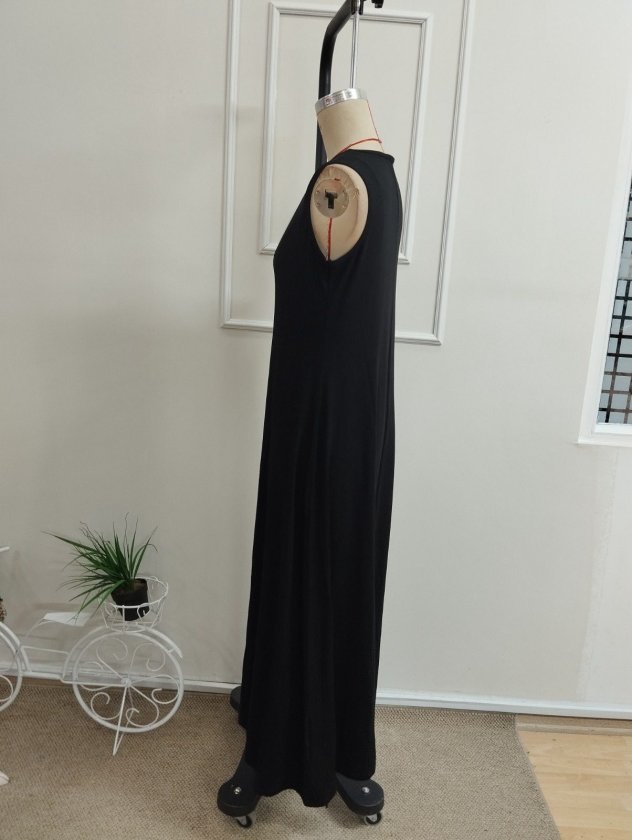 Rochie Viscozë Maxi fără Mâneci, 37102