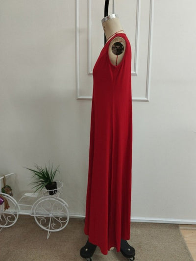 Rochie Viscozë Maxi fără Mâneci, 37104