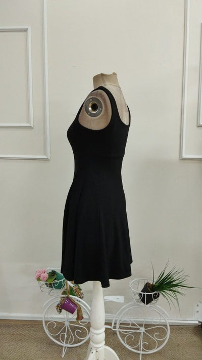 Rochie scurtă Modal cu bretele pentru femei, gât pătrat, 37142