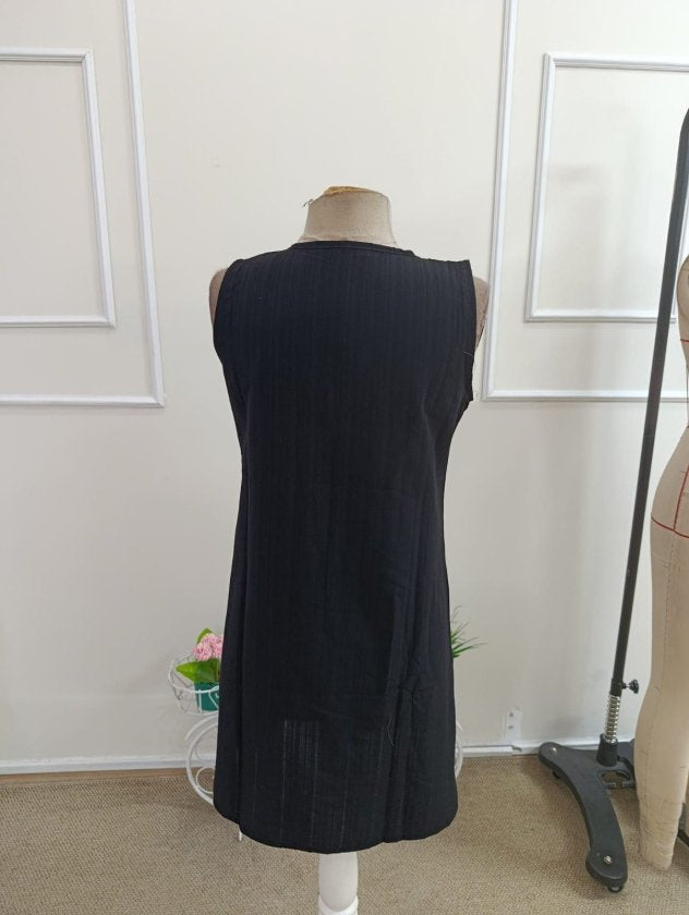 Kadın Askılı Krinkıl Kumaş Mini Boy Elbise, 37171