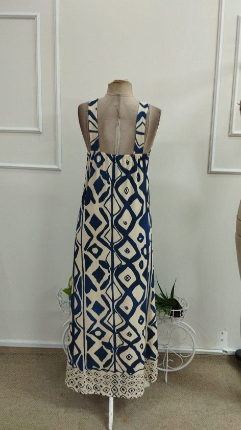 Rochie lungă Suprem pentru femei cu umerii goi, bretele prin gât, model, 37191