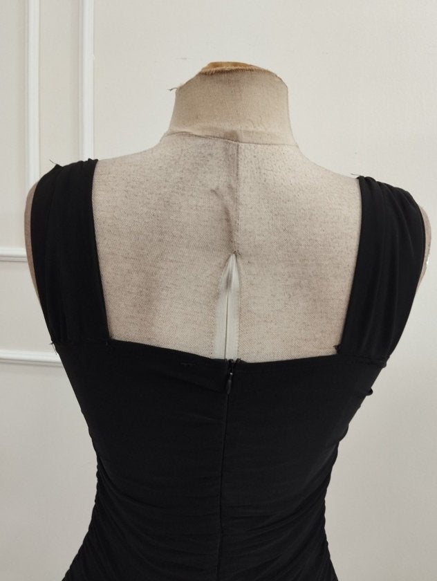 Rochie Sandy cu bretele groase pentru femei, plisă, 37214