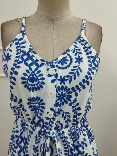 Rochie lungă Suprem pentru femei cu bretele din sârmă, guler V, butoni, model, 37221