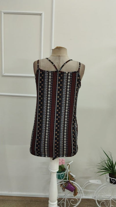 Bluză Suprem cu bretele pentru femei, gât rotund, model, 37245
