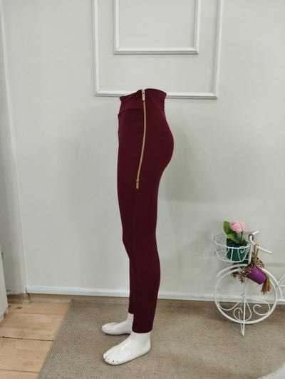 Colanti din neopren pentru femei cu talie înaltă, fermoar lateral, 37579