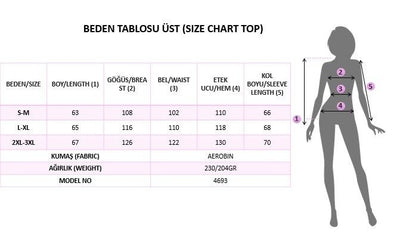 Kadın Uzun Kollu V Yakalı Bağcıklı Aerobin Bluz, 38093
