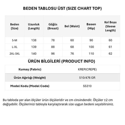 Kadın Uzun Kollu Kalp Yaka Detaylı Beli Büzgülü Derin Yırtmaç Detaylı Uzun Janjan Krep Elbise, 38430